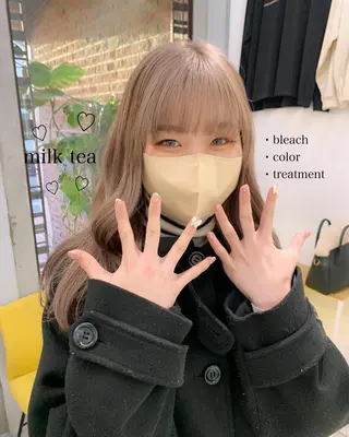 ロング カラー 卒業式ヘアセット🎀 ヘアアレンジのヘアスタイル