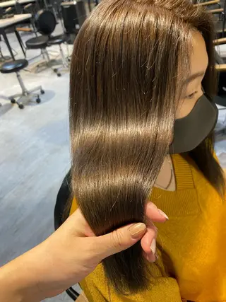 ロング カラー 大橋 美咲のヘアスタイル