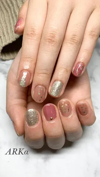 ショート ネイル Nailsalon ARKαのネイルデザイン