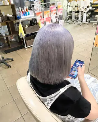 ミディアム 【今里 ハイトーン】 横山大樹のヘアスタイル