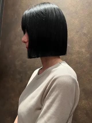 ミディアム 銀座/MINX 宇都 愛梨/デザインカットのヘアスタイル