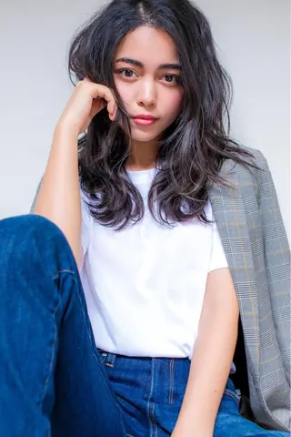 ミディアム 髪質改善縮毛矯正 リピートNo.1米倉のヘアスタイル