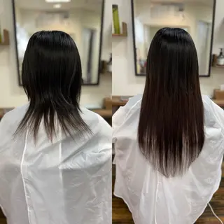 ミディアム 💎ルフレ歌舞伎町 💎プルエクステのヘアスタイル