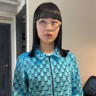 ミディアム 野村矩樂/パーマ /縮毛矯正のヘアスタイル