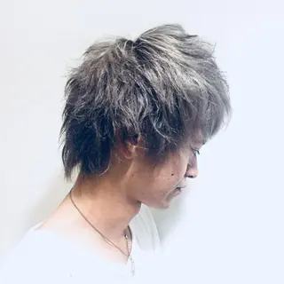 ショート カラー メンズ 阿久津 泰幸のヘアスタイル