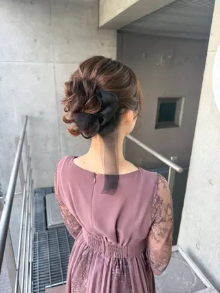 ロング ヘアアレンジ ヘアメイク ✴︎Mai✴︎のヘアスタイル