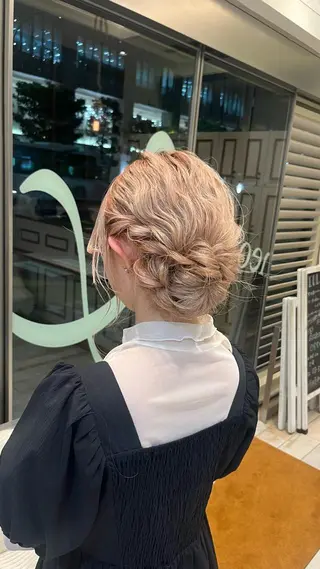 セミロング ヘアアレンジ 🕊️透明感カラー/ 渋谷🕊️Aonaのヘアスタイル