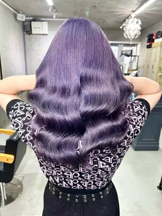 セミロング カラー 名古屋のピンク好き かずくん🦩のヘアスタイル