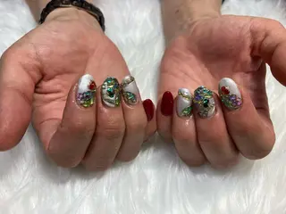 ミディアム ネイル nail yukkoのネイルデザイン