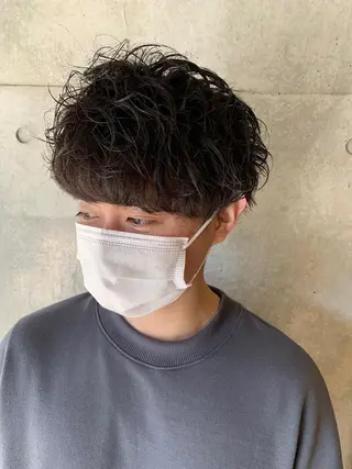 パーマ メンズ Produce with SALON VILLAGE所属・メッシュパーマ職人/ 窪田 優也/ツイスパのヘアスタイル