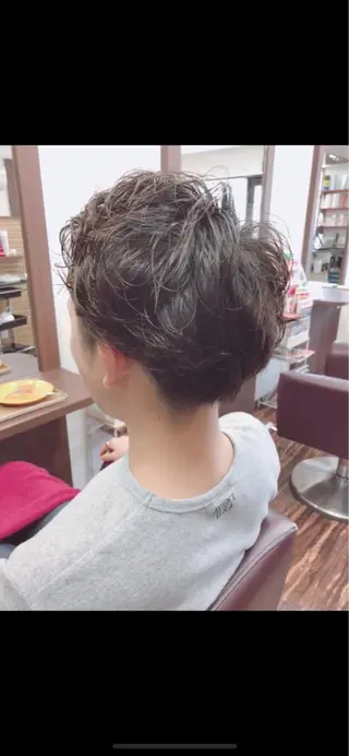 ショート パーマ メンズ Ze・seal所属・ze sealのヘアスタイル