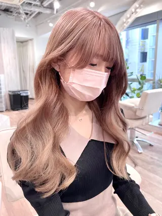 ミディアム カラー お肌トーン🆙カラー 全ての女性を艶髪にのヘアスタイル