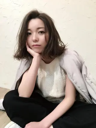 ショート ミディアム セミロング 👑圧倒的カラー👑 佐々木祐希のヘアスタイル