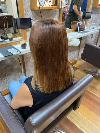 セミロング レディースカット ✄﻿杉山来輝金沢文庫のヘアスタイル
