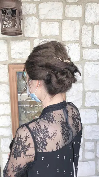 ショート カラー ヘアアレンジ OAK  兵庫所属・OAK 兵庫のヘアスタイル