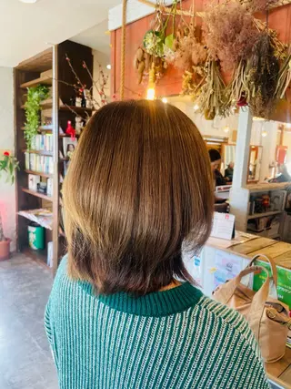 カラー 白髪ケア  BAUM まやのヘアスタイル