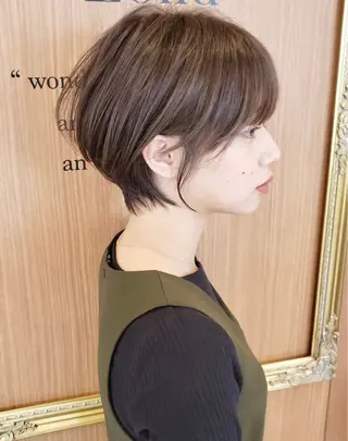 ショート カラー パーマ ショート特化/ 似合わせカット/高津のヘアスタイル