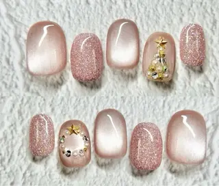 ネイル H3 Nail Tsuki🦋💙のネイルデザイン