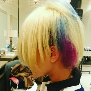 カラー ショート MAX BEAUTY　GINZA所属・髪質改善🌸美髪矯正 /癖毛🌸山田 隆介のヘアスタイル