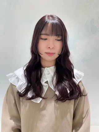 ロング カラー ヘアアレンジ 🌟当日予約OK🌟 西野楓加のヘアスタイル