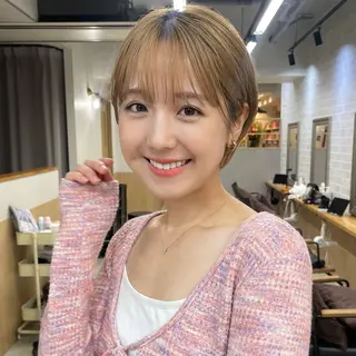 ショート ショート🩵 なりたみゆうのヘアスタイル