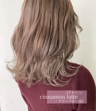 セミロング カラー route南堀江所属・✂️ボブの神様 北村涼✂️のヘアスタイル