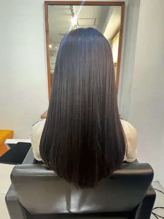 ロング カラー ✨🎨ブリーチなし 透明感カラー✨美友のヘアスタイル