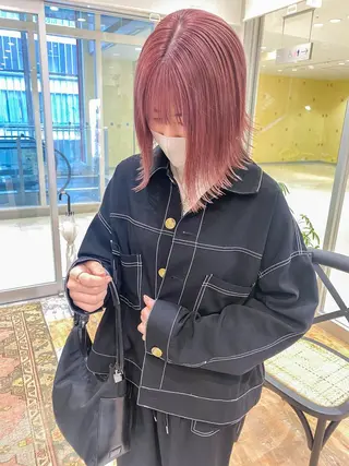 ショート カラー 韓国風デザイン 💐MIZUKI💐のヘアスタイル