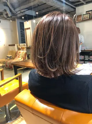 ミディアム 🌟小顔カット🌟 レイヤーカットボブのヘアスタイル