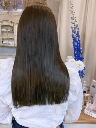 ロング カラー パーマ ヘアアレンジ 南堀江 möwen ( メーヴェ )所属・mowen RUIのヘアスタイル