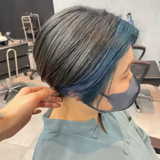 ショート 🫧艶髪/ブリーチ 🐳honami🫧のヘアスタイル