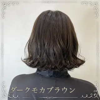 ミディアム カラー ヘアアレンジ 🥀寒色女神 山口玲奈🥀のヘアスタイル