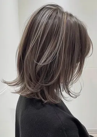 ミディアム カラー カット特化 髪質改善/澤田ひろむのヘアスタイル