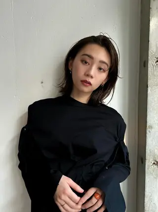 ミディアム hemm,hemm.所属・ショート・ボブ MIKUのヘアスタイル