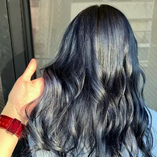 ミディアム パーマ ヘアアレンジ 💕上野美容師☁ ブリーチ💖サワのヘアスタイル