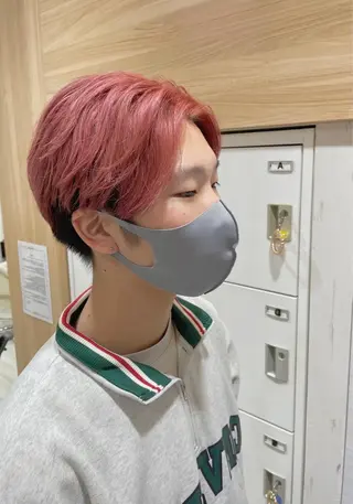 ショート カラー メンズ 中嶋 紘夢のヘアスタイル