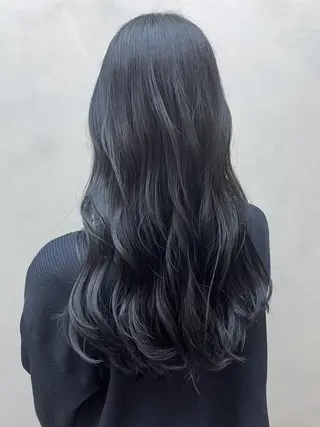 セミロング カラー ITby ALBUM 北千住店のヘアスタイル