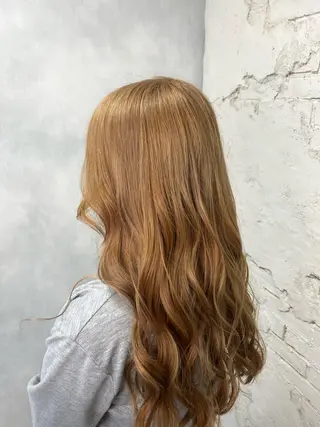 ロング カラー lunty難波店所属・💋ギャル髪💋 かづき💖のヘアスタイル