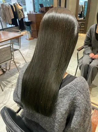 セミロング カラー ヘアアレンジ 🌿艶髪・透明感🌿 TATSUKIのヘアスタイル