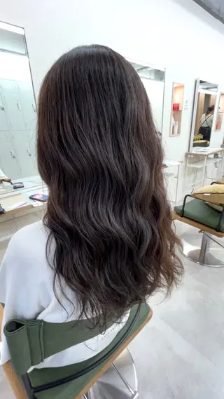 カラー ルナ/レイヤー /暖色/メンズカットのヘアスタイル