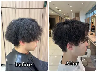 パーマ メンズ 波巻き・カルマ パーマ特化/aoiのヘアスタイル