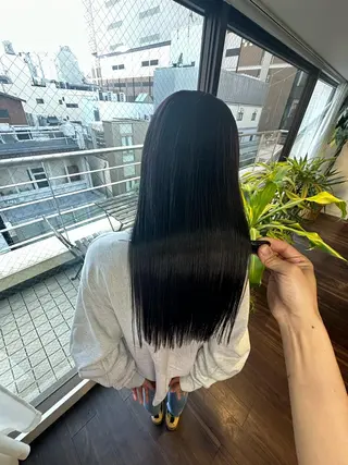 ロング カラー Michel by chainon    ミッシェルバイシェノン所属・美髪職人/傷ませない カラー/橋本拓弥のヘアスタイル