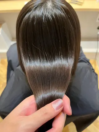 ミディアム 💜N°大分💜 三浦のヘアスタイル