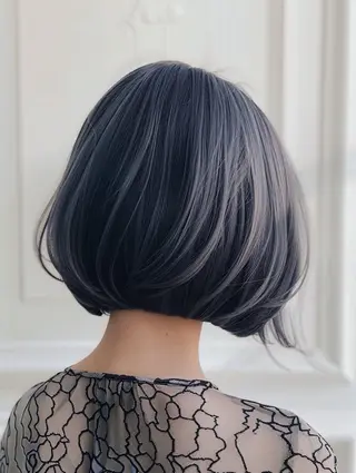 ショート ELLE salon 西梅田 小顔カットのヘアスタイル