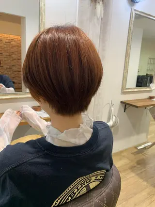 ショート カラー 斉藤 陸のヘアスタイル
