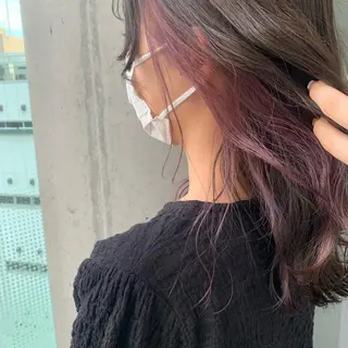 セミロング カラー SALOWIN川崎WEST店所属・🌷川崎/アレンジ/ 暖色ボブ/コトネ🌷のヘアスタイル