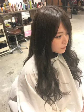 ロング カラー パーマ ヘアアレンジ メンズ Forest. -髪質改善-のヘアスタイル