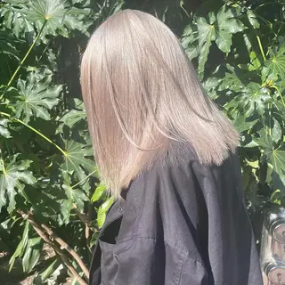 ミディアム カラー AiM エイム　韓国レイヤーのヘアスタイル