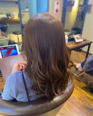 セミロング kanako 🦋🫧のヘアスタイル