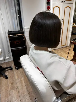 ミディアム カラー ハイトーン/カラー /縮毛矯正/松田健佑のヘアスタイル